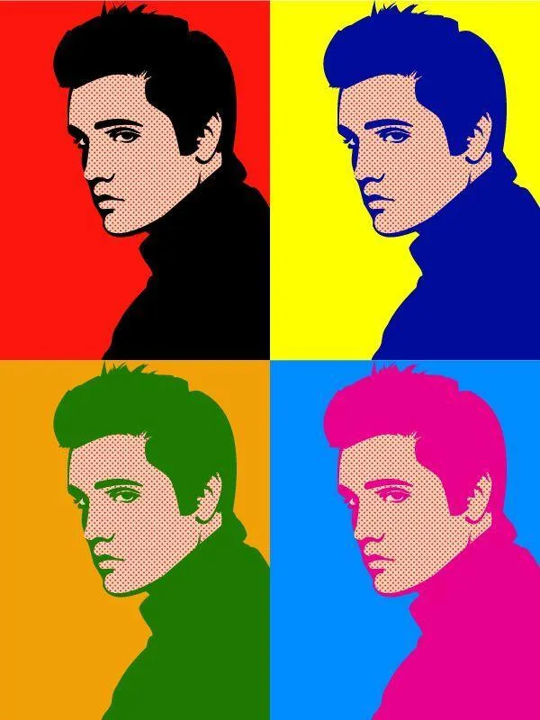 elvis presley pop art | Andy warhol pop art, Pop art images, Pop art  portraits
