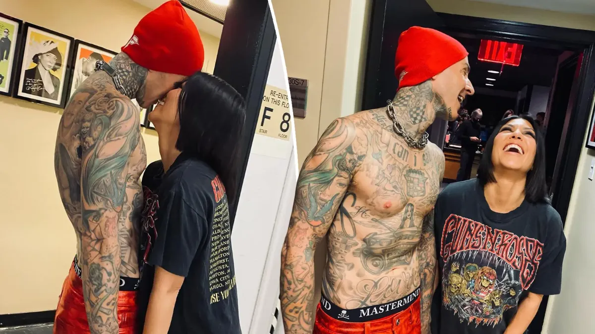 Travis Barker Kourtney Kardashian