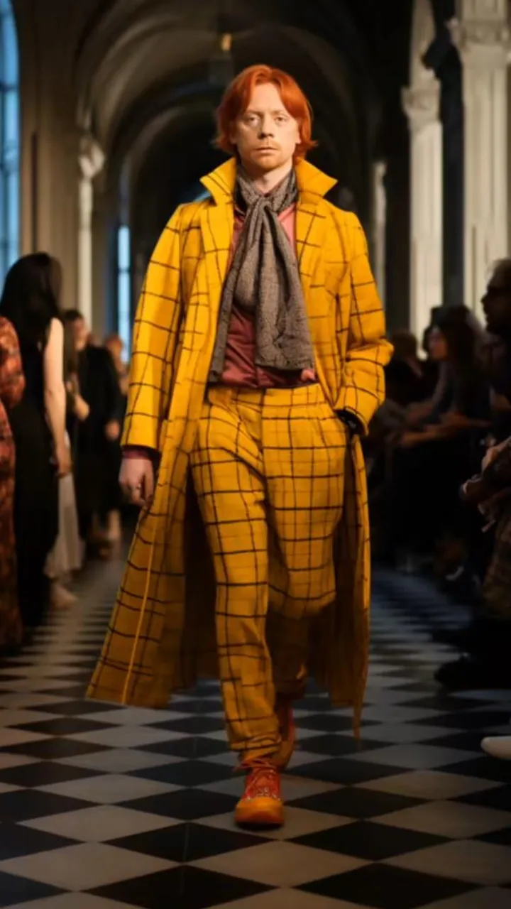 AI Imagines Harry Potter Collection By Balenciaga--Ron Weasley
