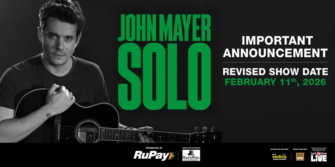 John Mayer Solo Live in Mumbai 2026 Tickets - BookMyShow