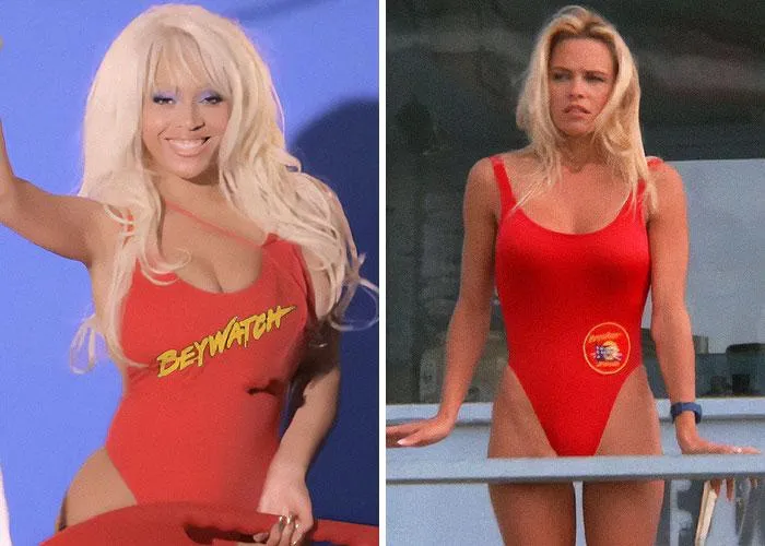 Pamela Anderson Reacts to Beyonc&eacute;'s Halloween Tribute as 'Barb Wire':  &ldquo;Don't Call Me Bey&rdquo; | Bored Panda