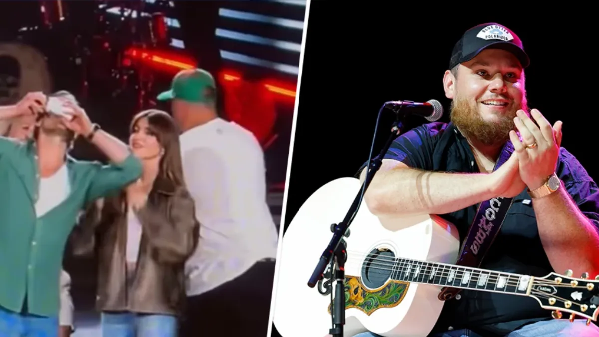 Glen Powell Luke Combs