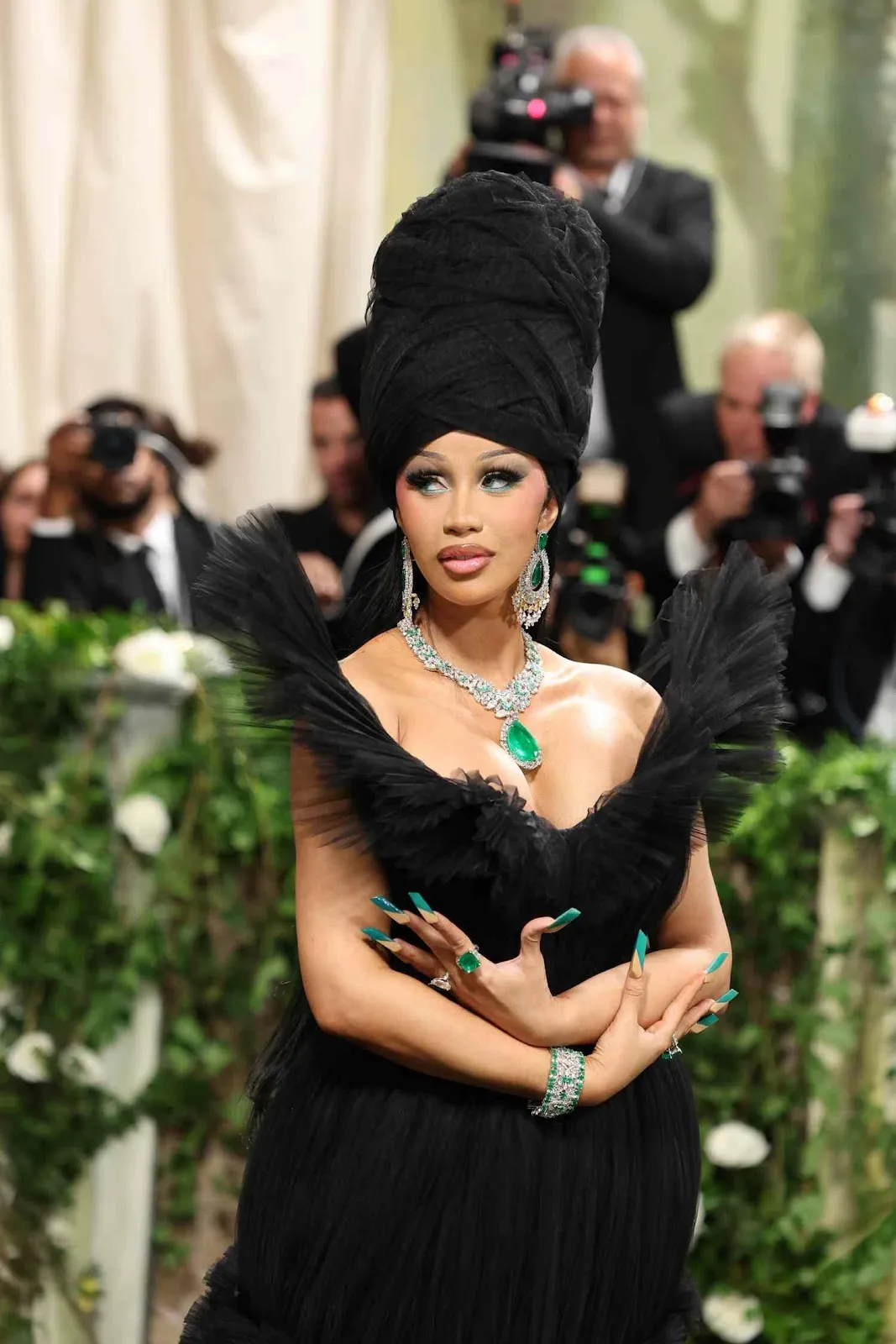 Cardi B's 2024 Met Gala Dress Used 10,000 Feet of Tulle