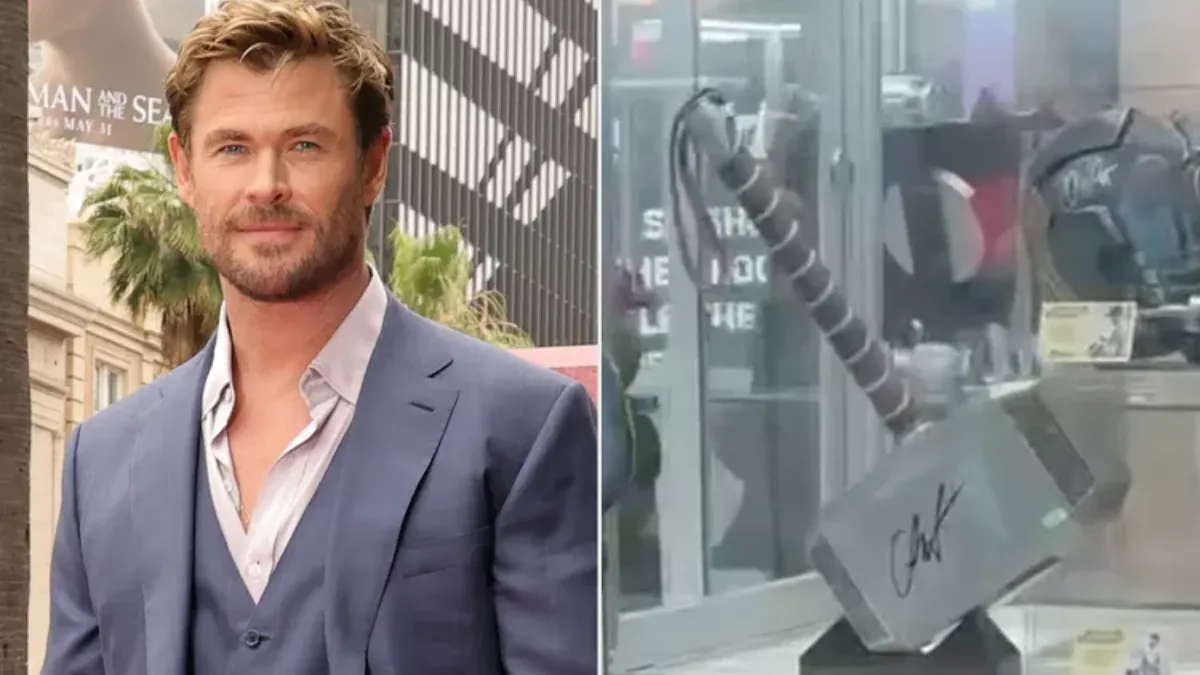 Chris Hemsworth Mj&ouml;lnir 