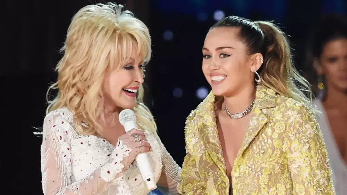 Miley Cyrus Dolly Parton Grammys