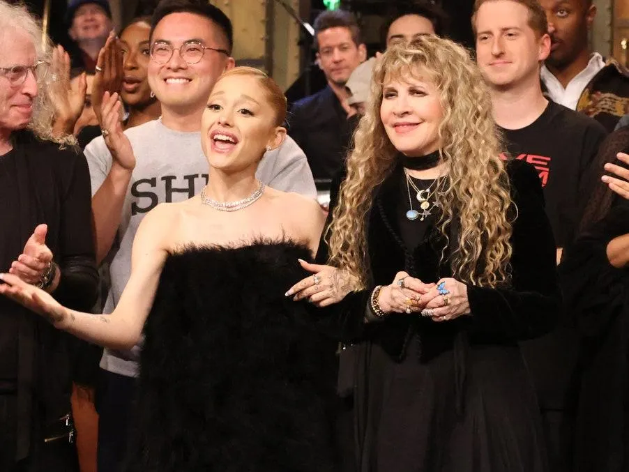 Watch Ariana Grande Host, Stevie Nicks Perform “Edge of Seventeen” and “The  Lighthouse” on SNL | Pitchfork