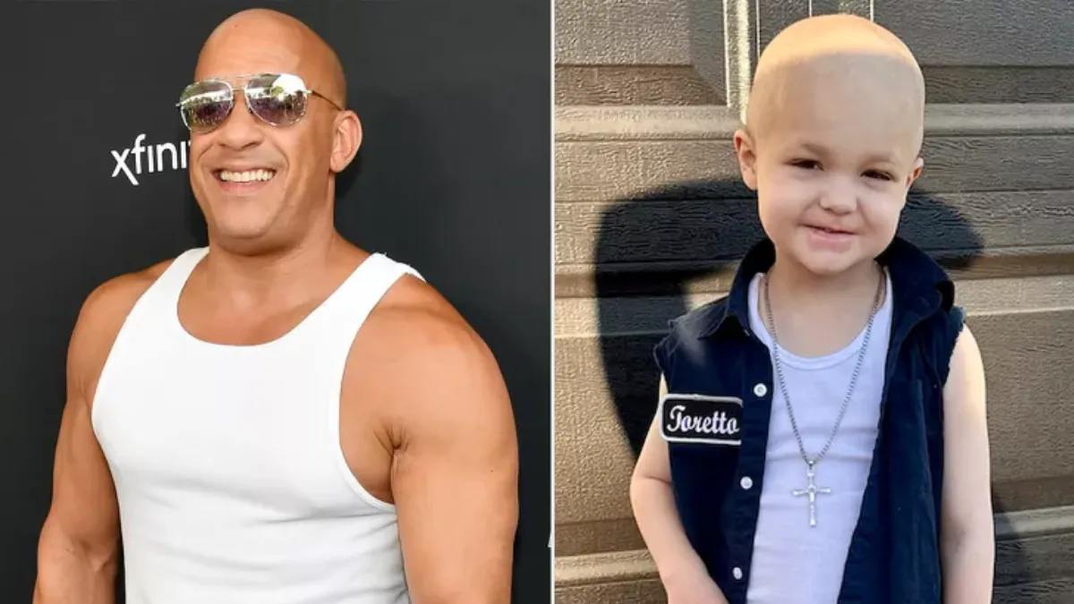 Vin Diesel 4-Year-Old Fan 