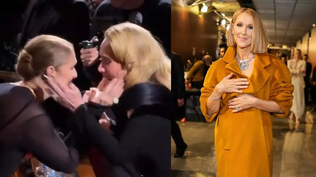 Adele Gets Teary-Eyed On Seeing Celine Dion In Crowd At Las Vegas Show.  Watch VIRAL Video | Times Now
