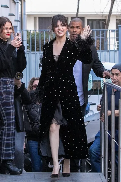 Celebrity Sightings In Paris - December 13, 2019