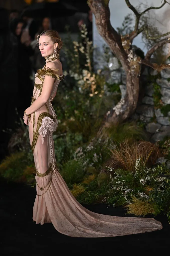 Margot Robbie dazzles in her best 'naked dress' yet for the Wuthering  Heights premiere | HELLO!