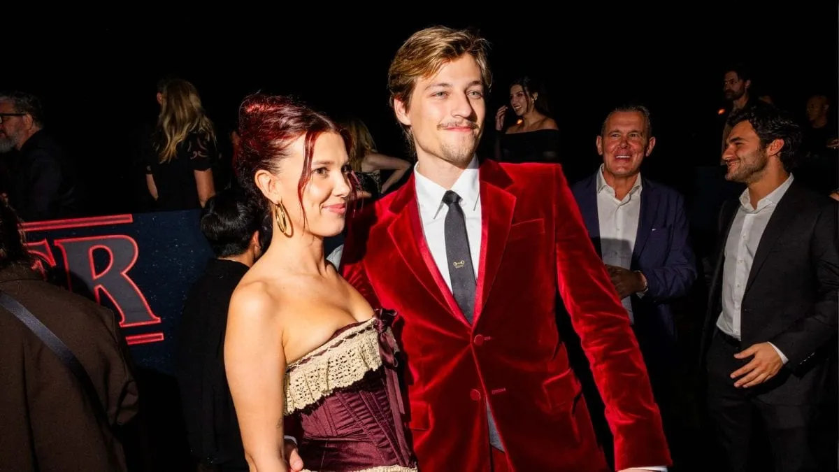 Millie Bobby Brown And Jake Bongiovi Turn Heads In Coordinated Looks At Stranger  Things 5 After-Party | Hollywood News - News18