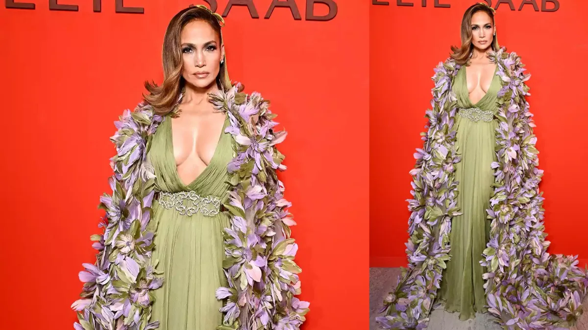 Jennifer Lopez Paris Fashion Week