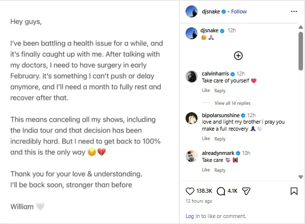 DJ Snake calls off India tour cites health issues Incredibly hard decision  - India Today