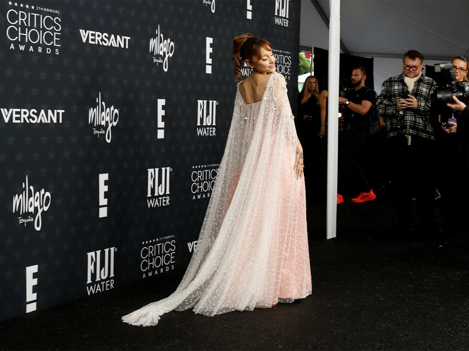 Critics Choice Awards 2026: Ariana Grande turns heads on the black carpet  in stunning pink-white gown