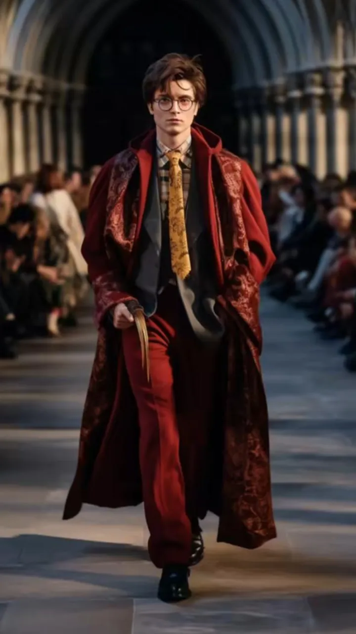AI Imagines Harry Potter Collection By Balenciaga. 