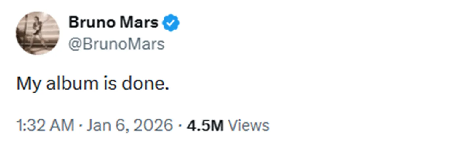 Bruno Mars Announces New Album 'Is Done' After 10 Years; Fans Think  'Biggest Hit' Is Coming Sooner Than Expected | Hollywood - Times Now