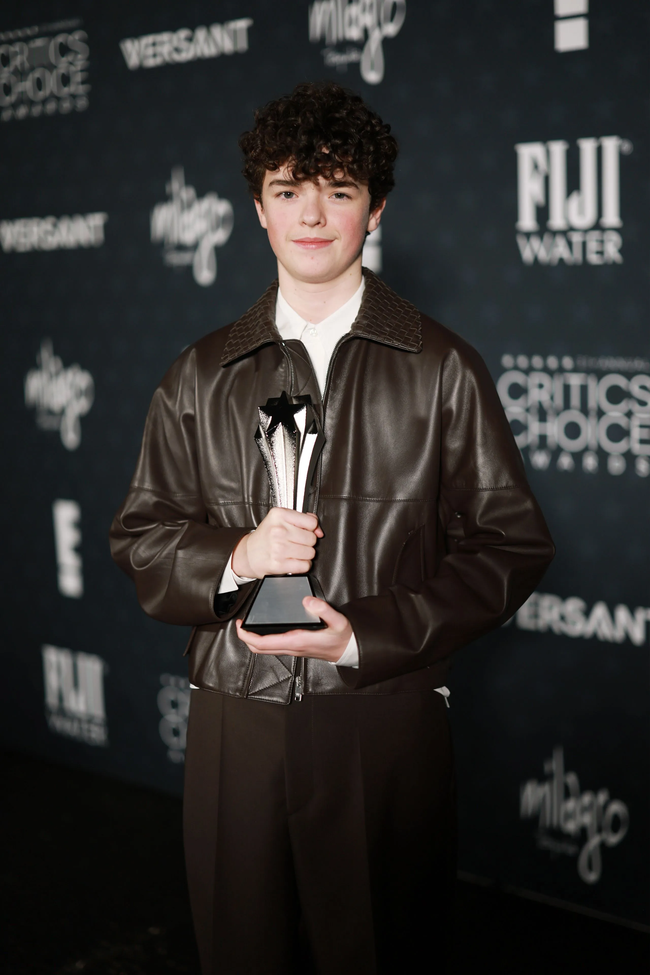 Owen Cooper Picks up Best Supporting Actor in the Night's Best Leather  Moment at the 2026 Critics Choice Awards | Vogue