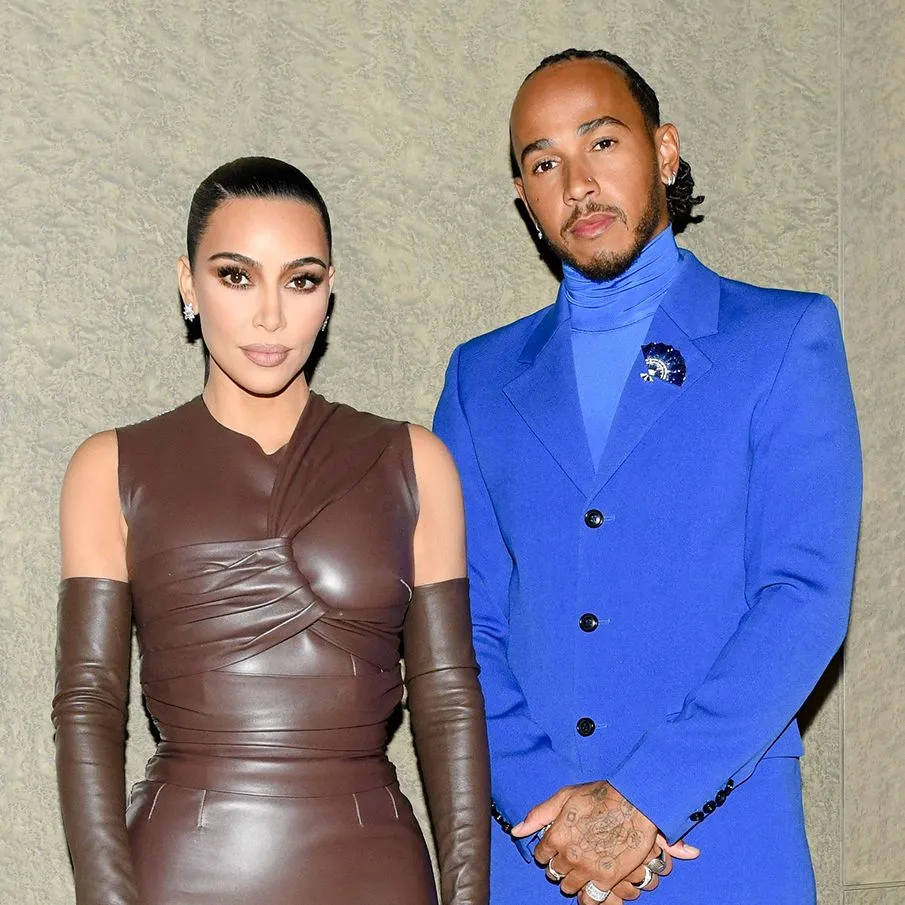Did Kim Kardashian and Lewis Hamilton Hard-launch Their Relationship at the  Super Bowl? | Glamour UK