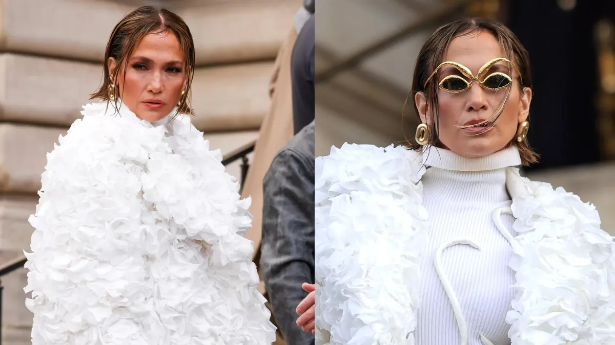 Jennifer Lopez Paris Fashion Week