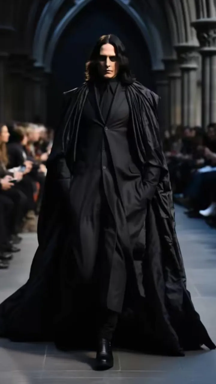 AI Imagines Harry Potter Collection By Balenciaga--Professor Snape