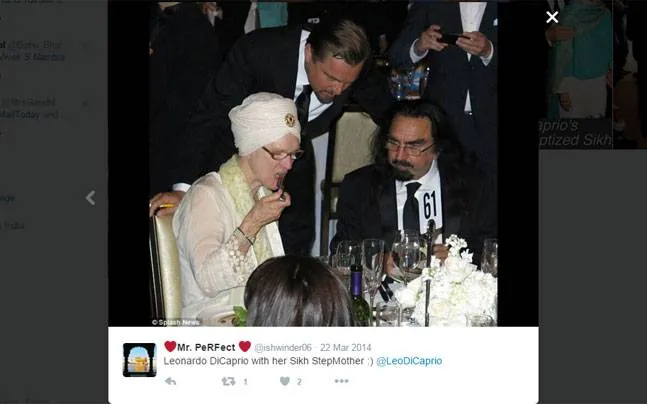 Leonardo DiCaprio's stepmother Peggy Ann Farrar is an Amritdhari Sikh. Did  you know? - India Today