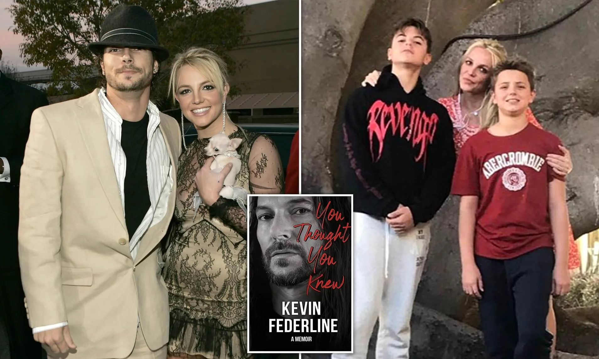 Britney Spears' ex Kevin Federline says their sons woke up to find pop star  holding knife