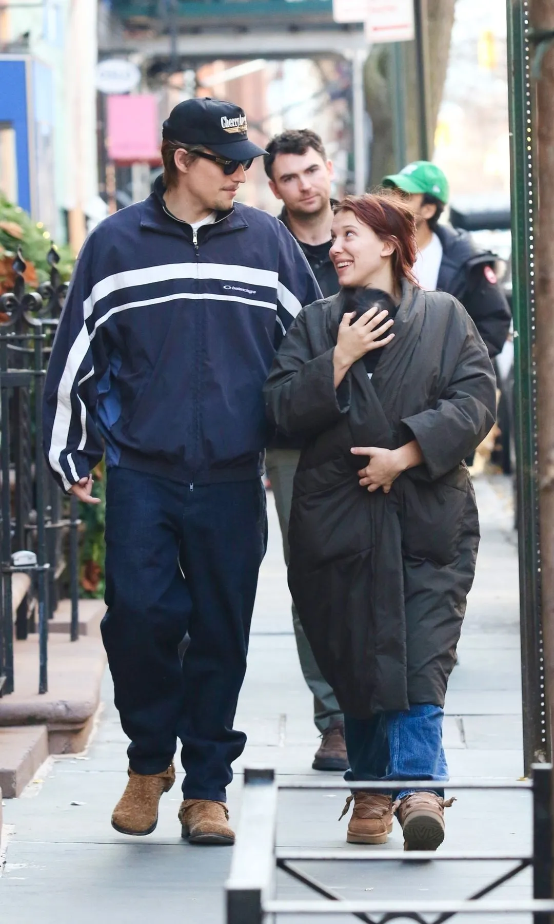 Millie Bobby Brown and Jake Bongiovi share an adorable moment with their  daughter in New York