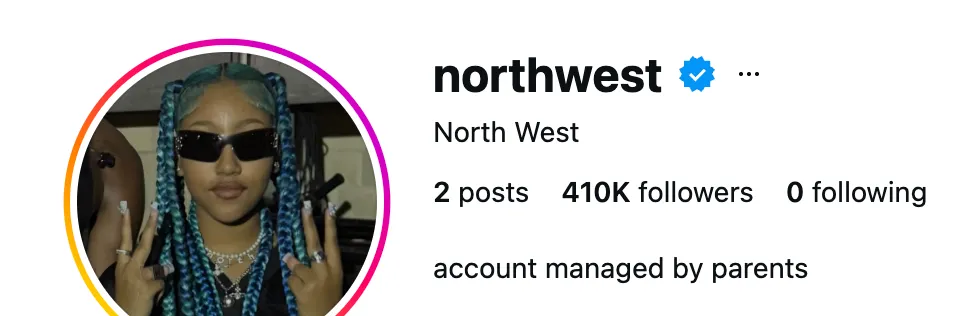 Kim Kardashian's daughter North West joins Instagram as fans make the same  point