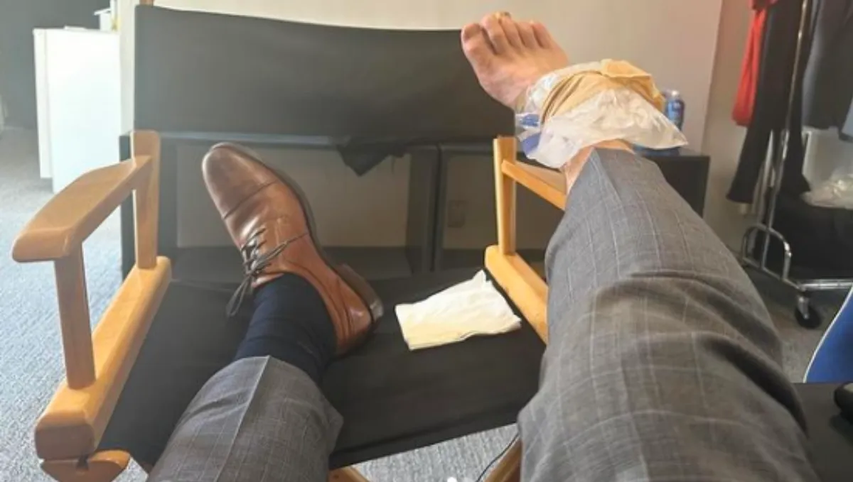 Chris Pratt Ankle Injury 