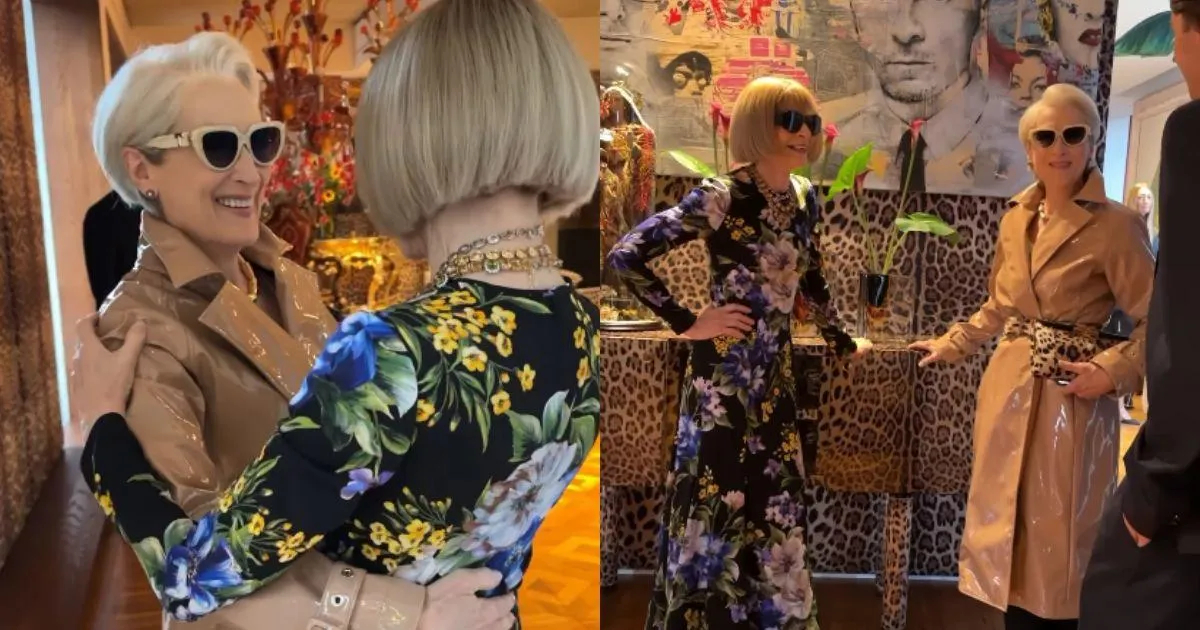Miranda Priestly meets Anna Wintour at Milan Fashion Week | GMA News Online