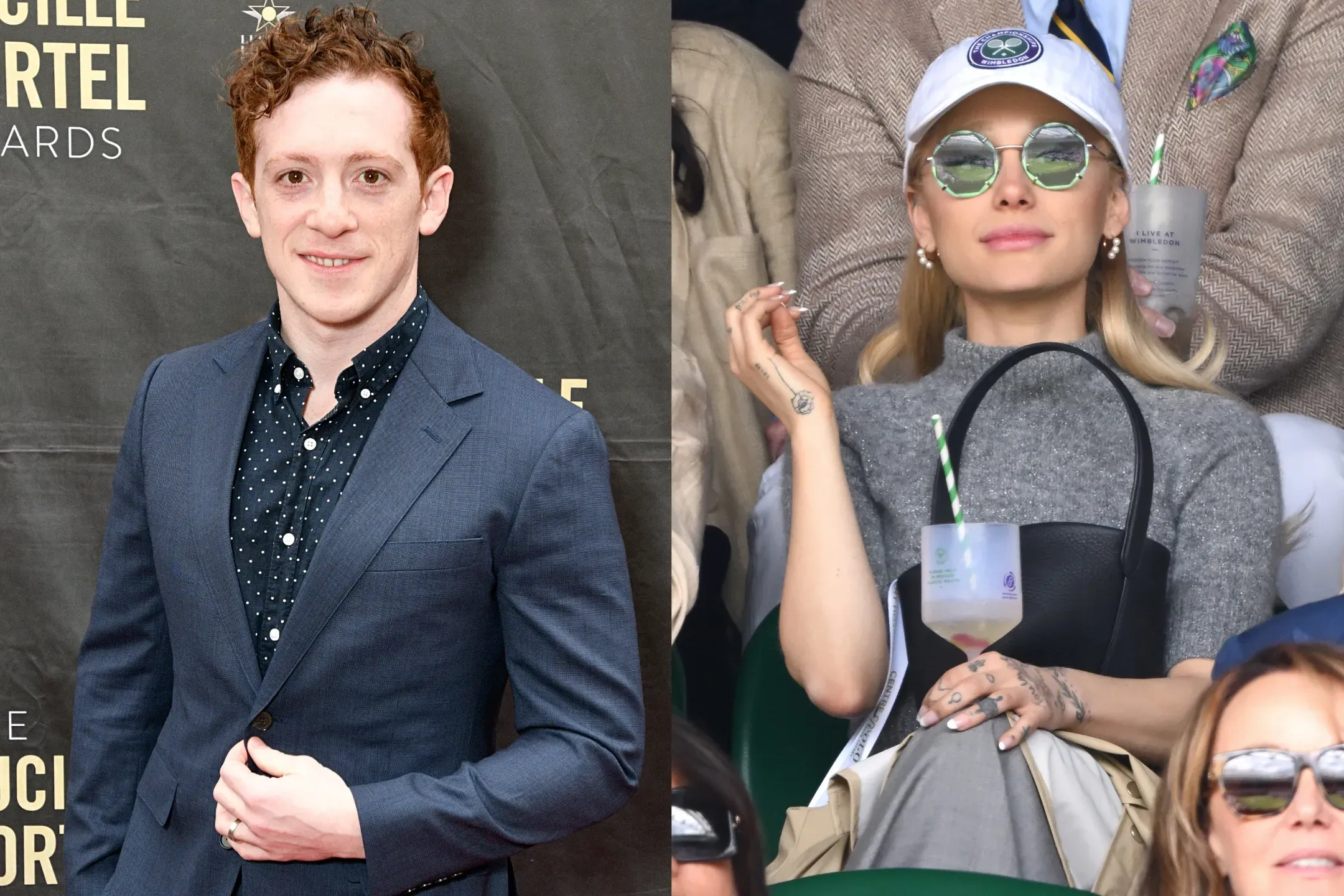 Ariana Grande and Ethan Slater