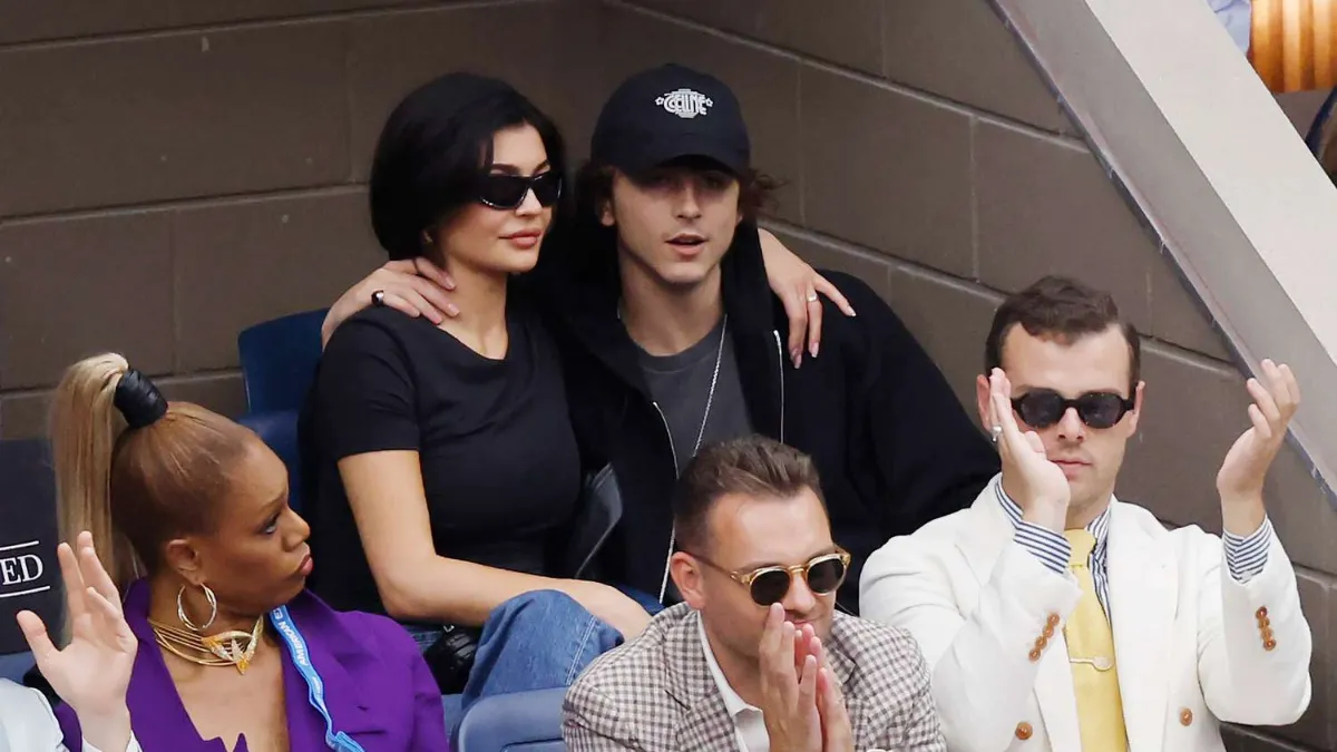 Timoth&eacute;e Chalamet and Kylie Jenner