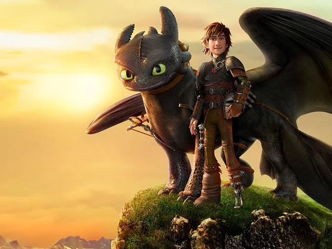 How to train your dragon animated movie