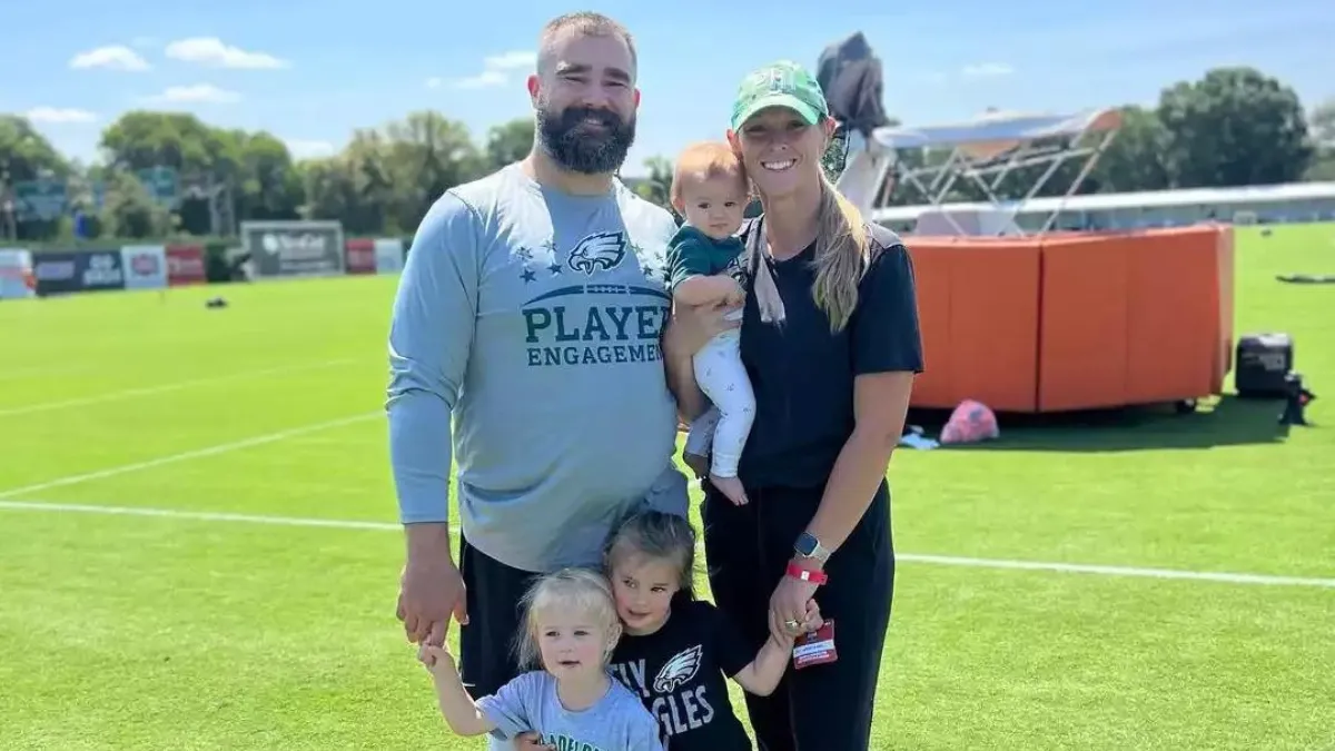 Jason and Kylie Kelce