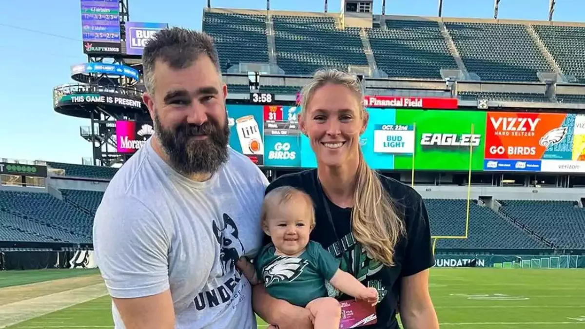 Jason and Kylie Kelce