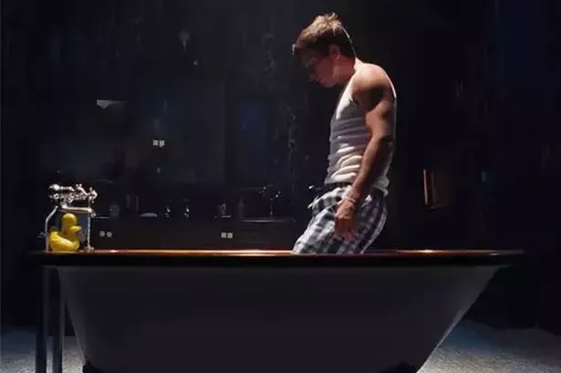 Saltburn bathtub scene