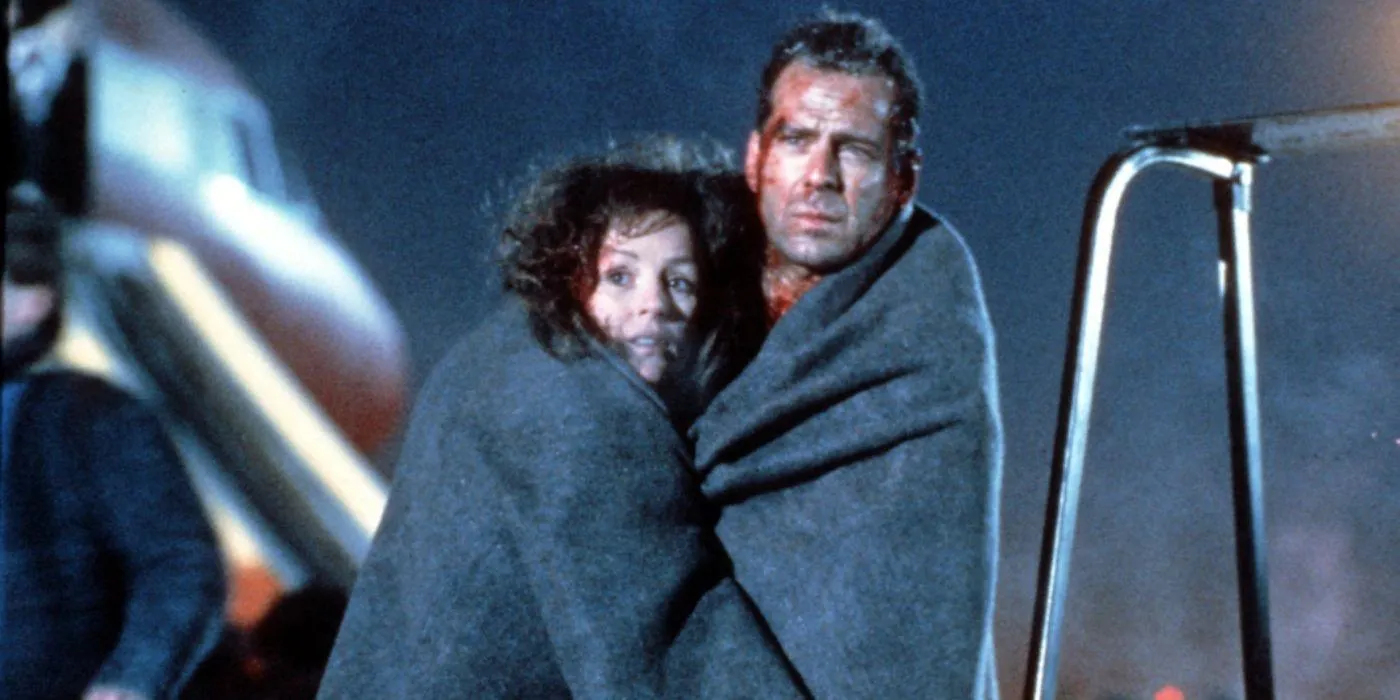 John McClane and Holly in ‘Die Hard’