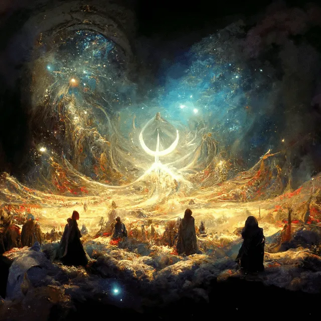 Music of the Ainur, a divine symphony orchestrated by Eru Ilúvatar