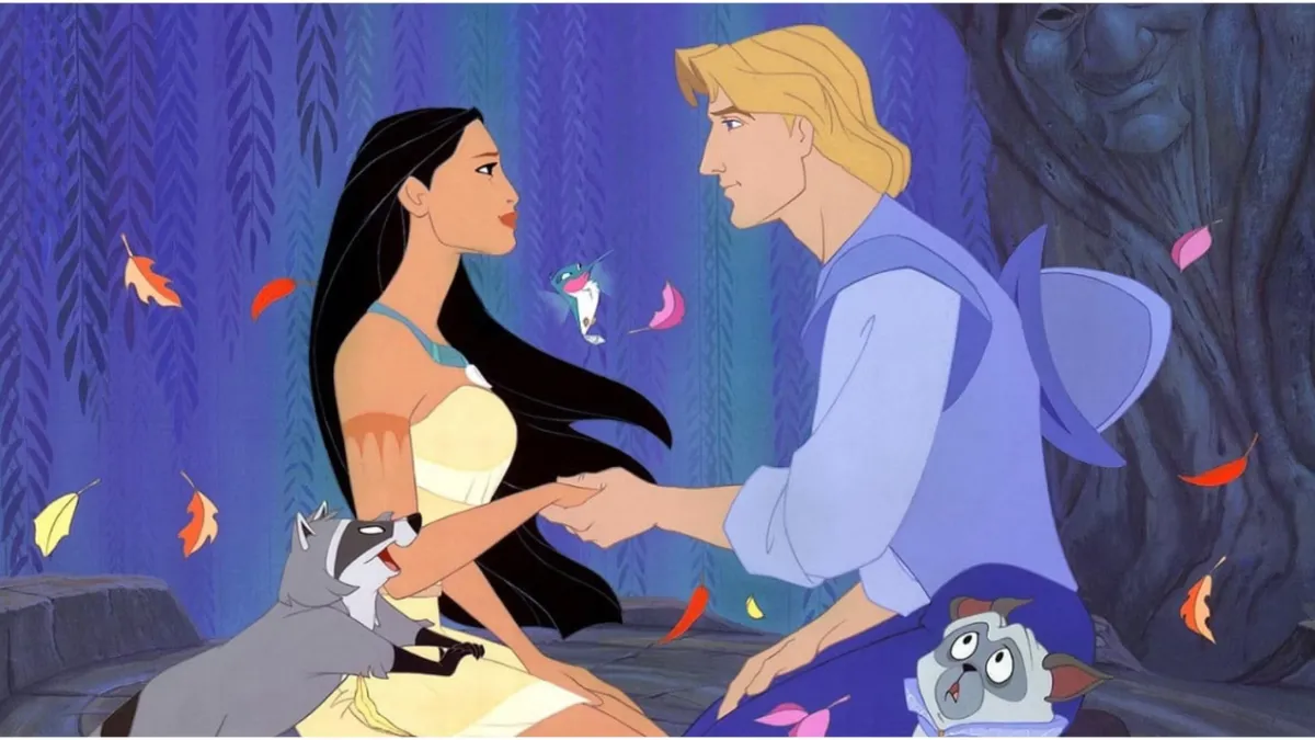 Pocahontas and John Smith