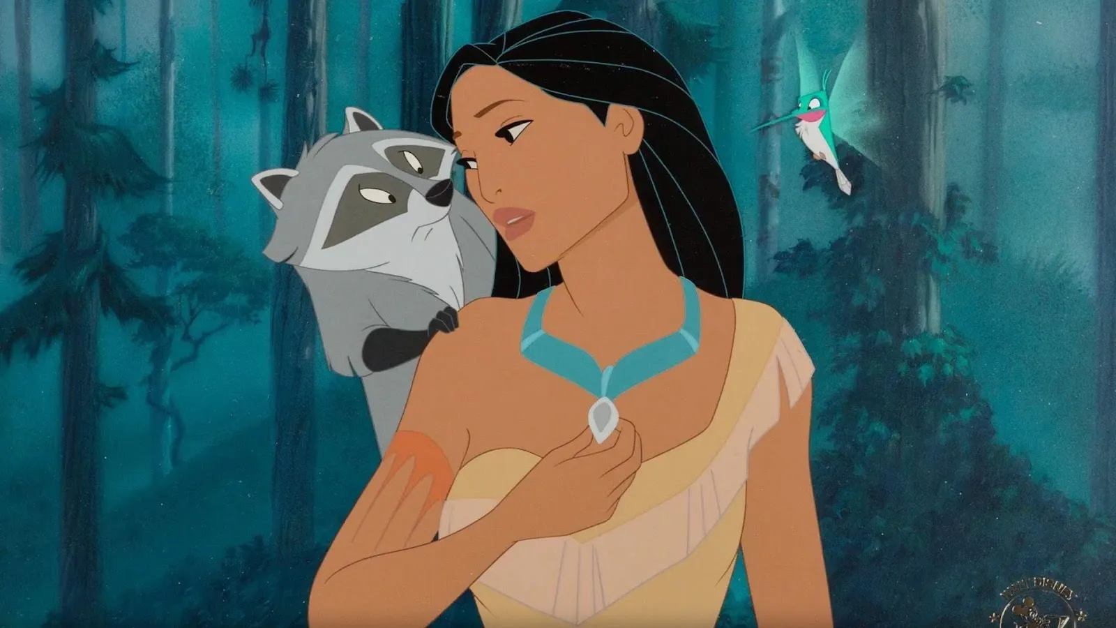 Pocahontas with animals
