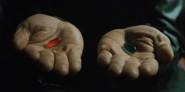 Red Pill vs. Blue Pill in ‘The Matrix’