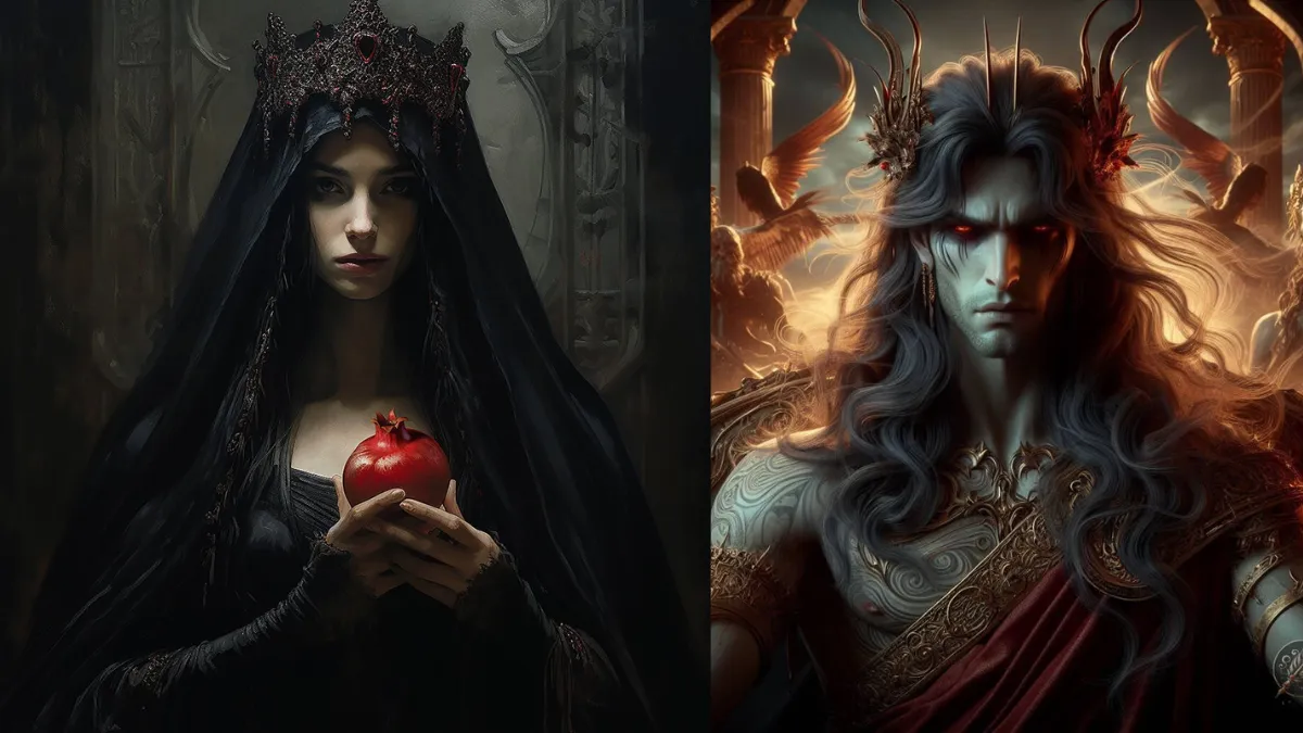 Persephone's pomegranate and Hades