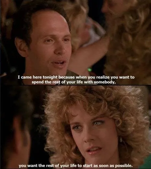Harry and Sally in ‘When Harry Met Sally’--catch 22