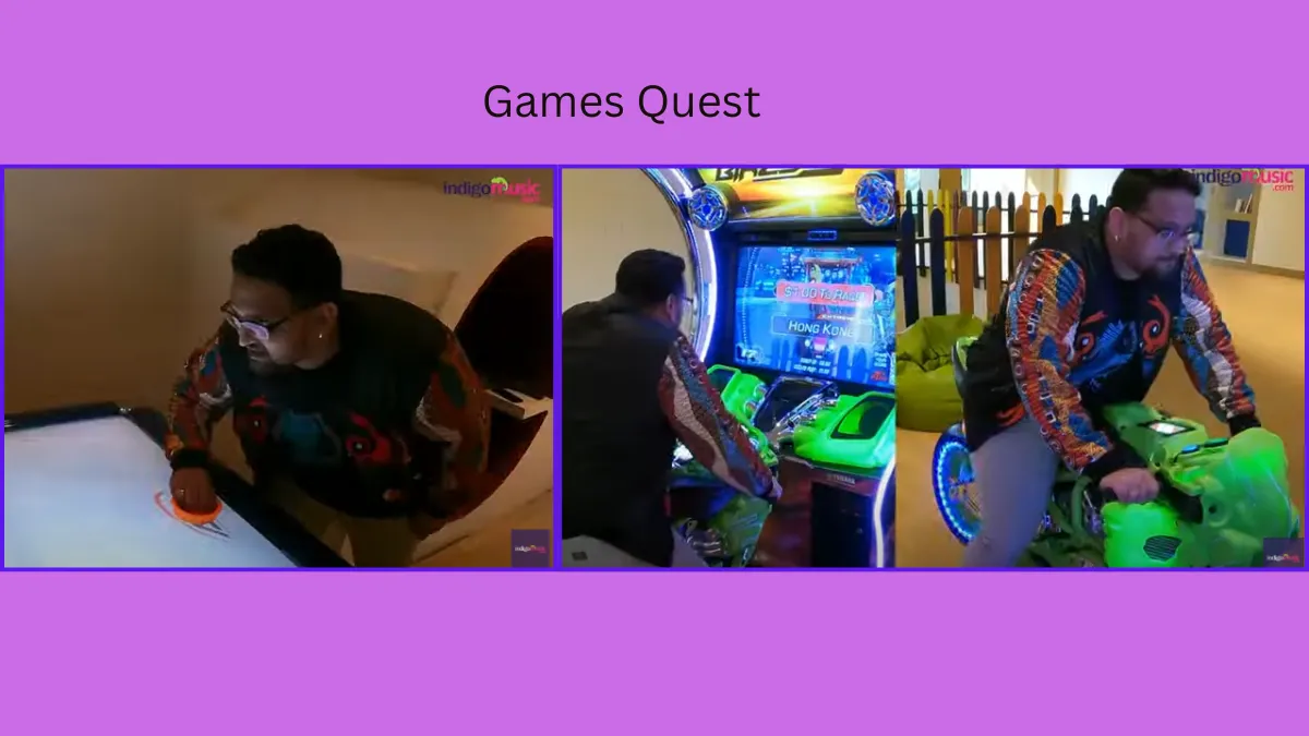 RJ Rohit having a fun time at the Games Quest in Coorg Marriott Resort & Spa