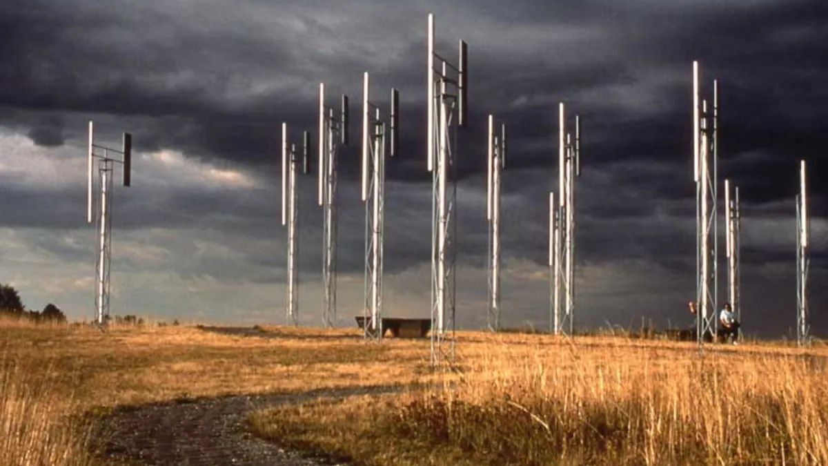 Douglas Hollis’s A Sound Garden--sound sculptures