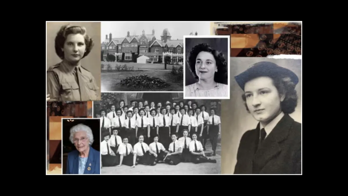 The famous Bletchley Park codebreakers in the UK