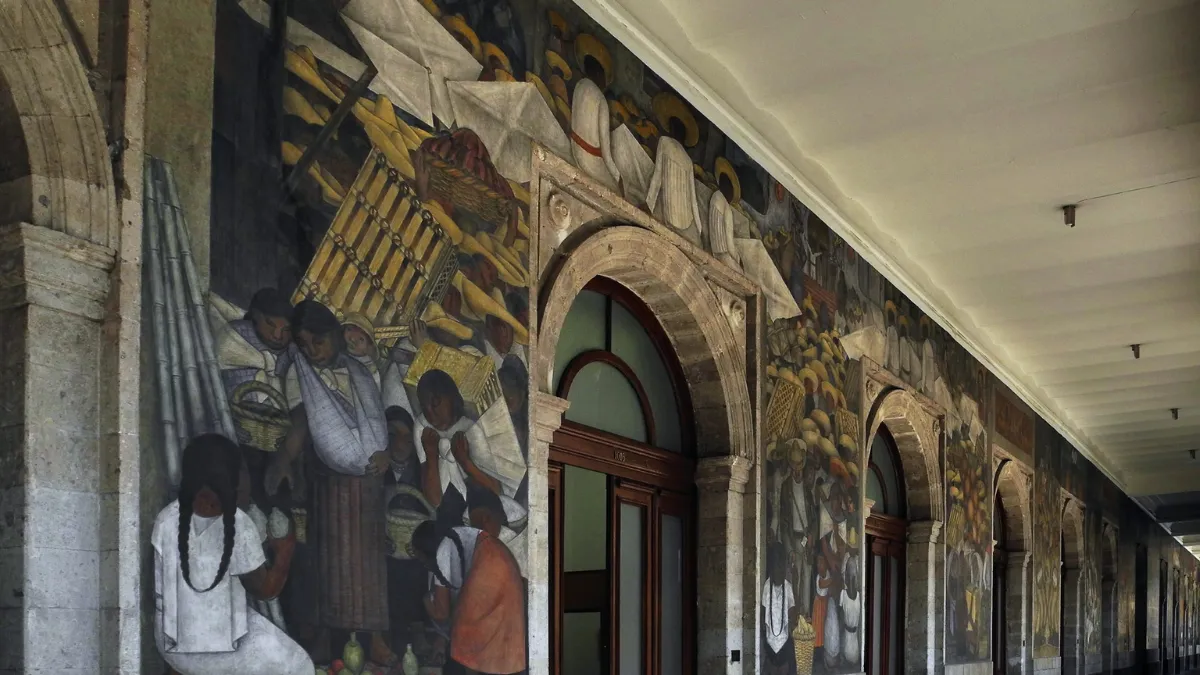 Diego Rivera- murals in the Secretariat of Public Education 