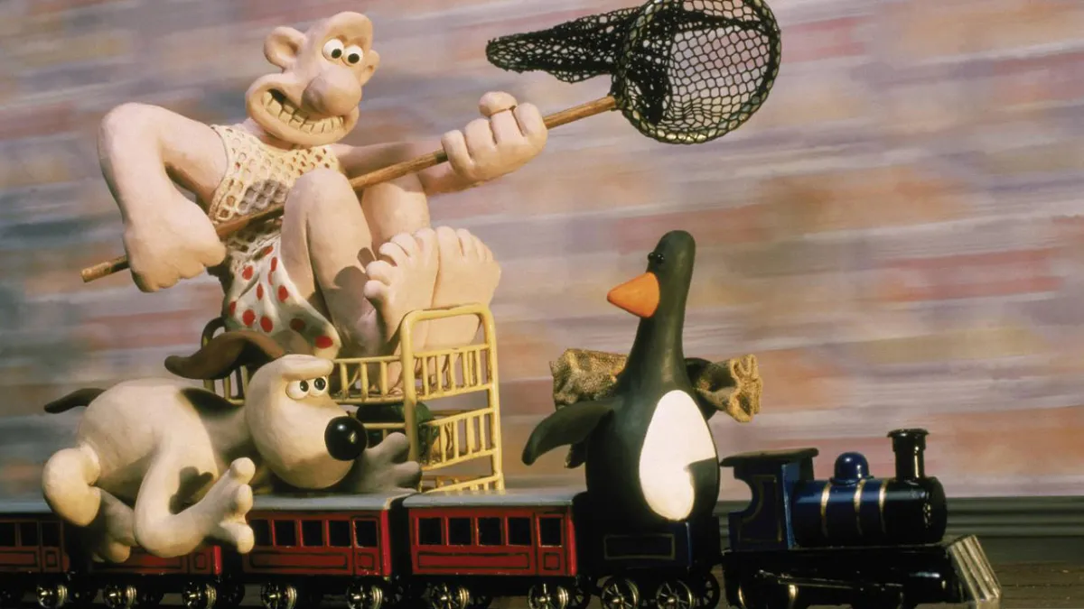 Wallace & Gromit: The Wrong Trousers (1993)-A silent dog, a clueless inventor, and a criminal penguin make this short a claymation classic.