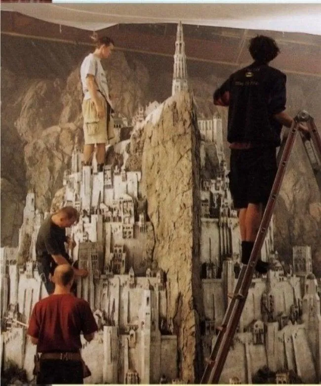Massive models of structures like Minas Tirith --LOTR