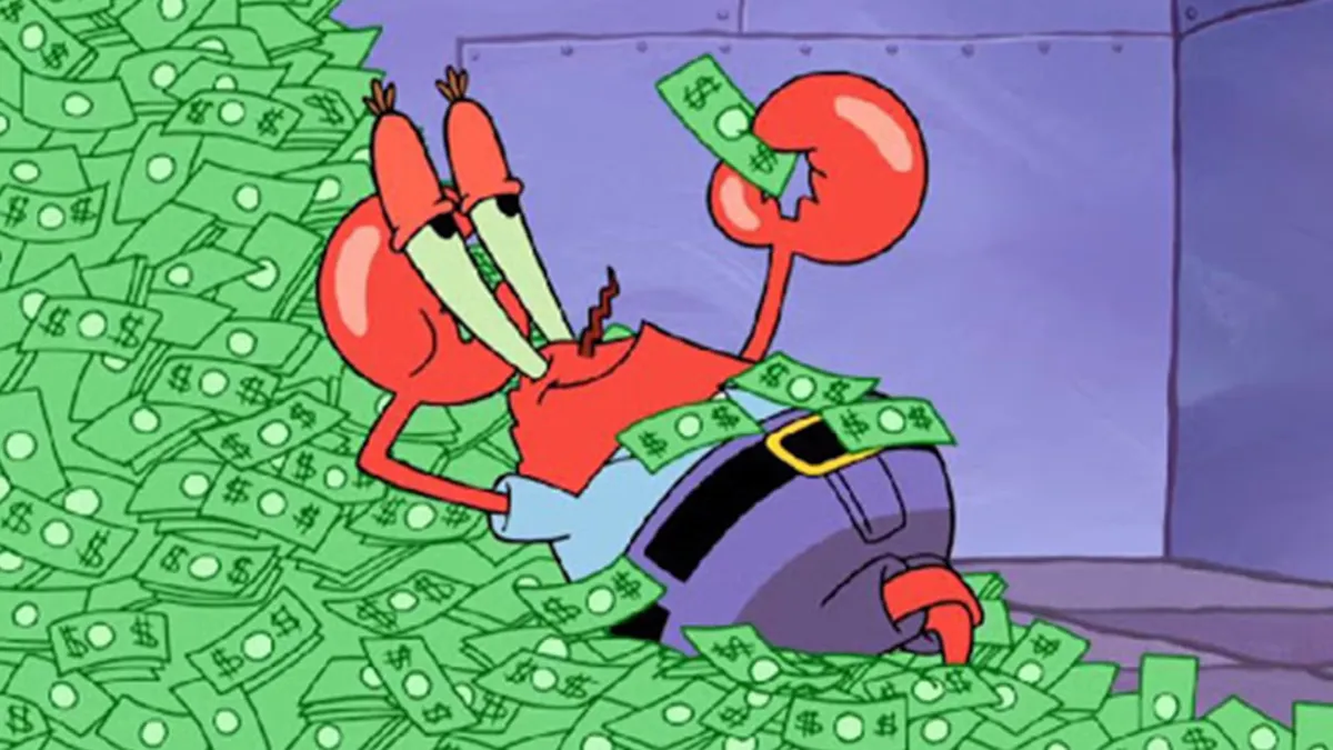 'SpongeBob SquarePants'--Mr. Krabs